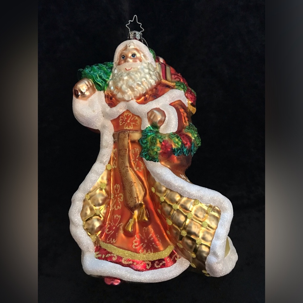Christopher Radko Santa ornament